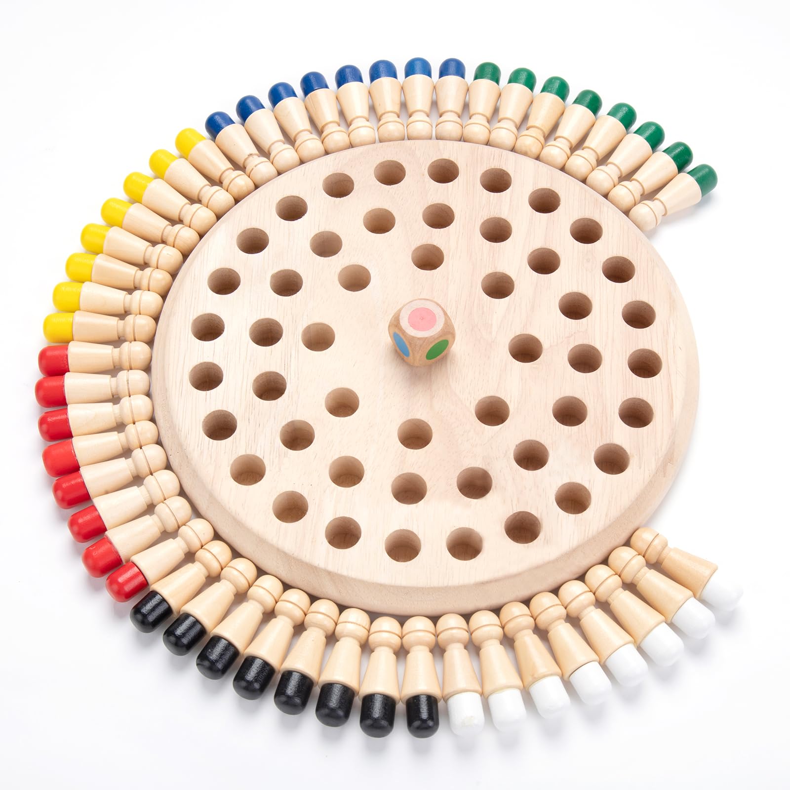 Wooden Memory Chess Matching Game Montessori Learning Toy for Kids