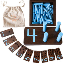Counting Pegboards Set for Early Math Learning