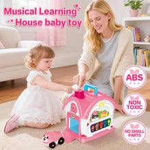 Montessori Musical Learning House Toy with Lights and Sounds for Toddlers