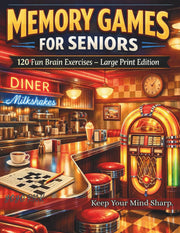 Large Print Memory Games for Seniors with Brain Exercises and Visual Puzzles