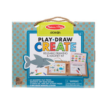 Dinosaur Reusable Drawing and Magnet Kit with Markers and 41 Magnets