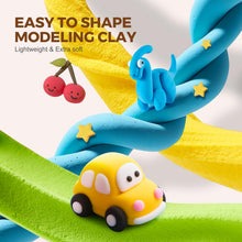 Kids Air Dry Modeling Clay Kit with Storage Box and Sculpting Tools