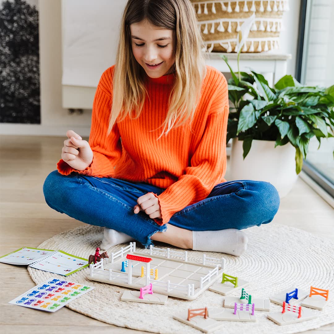 Horse Academy Logic Puzzle Game with 80 Colorful Obstacle Challenges