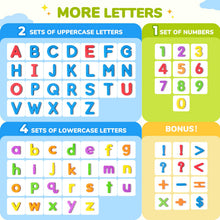 Foam Magnetic Alphabet Letters with Double Sided Board for Kids Learning