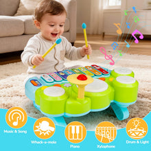 3 in 1 Piano Xylophone and Drum Musical Toy for Toddlers