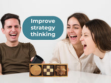 Hard Wooden Brain Teaser Puzzle Box Set for Teens Adults and Kids