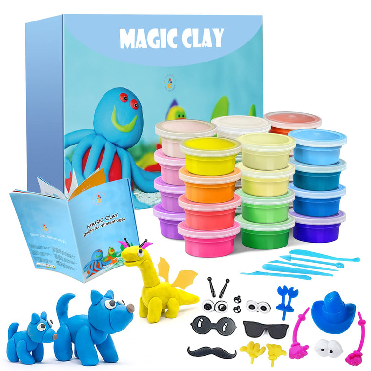 Air Dry Modeling Clay Kit for Kids Creative Craft Set