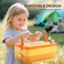 Kids Air Dry Modeling Clay Kit with Storage Box and Sculpting Tools