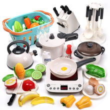 Kids Cooking Toy Set for Pretend Play Kitchen Fun