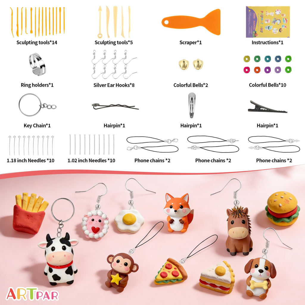Polymer Clay Kit for Kids Creative Craft Set