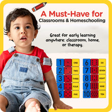 Self Correcting Magnetic Number Tiles for Counting and Word Recognition