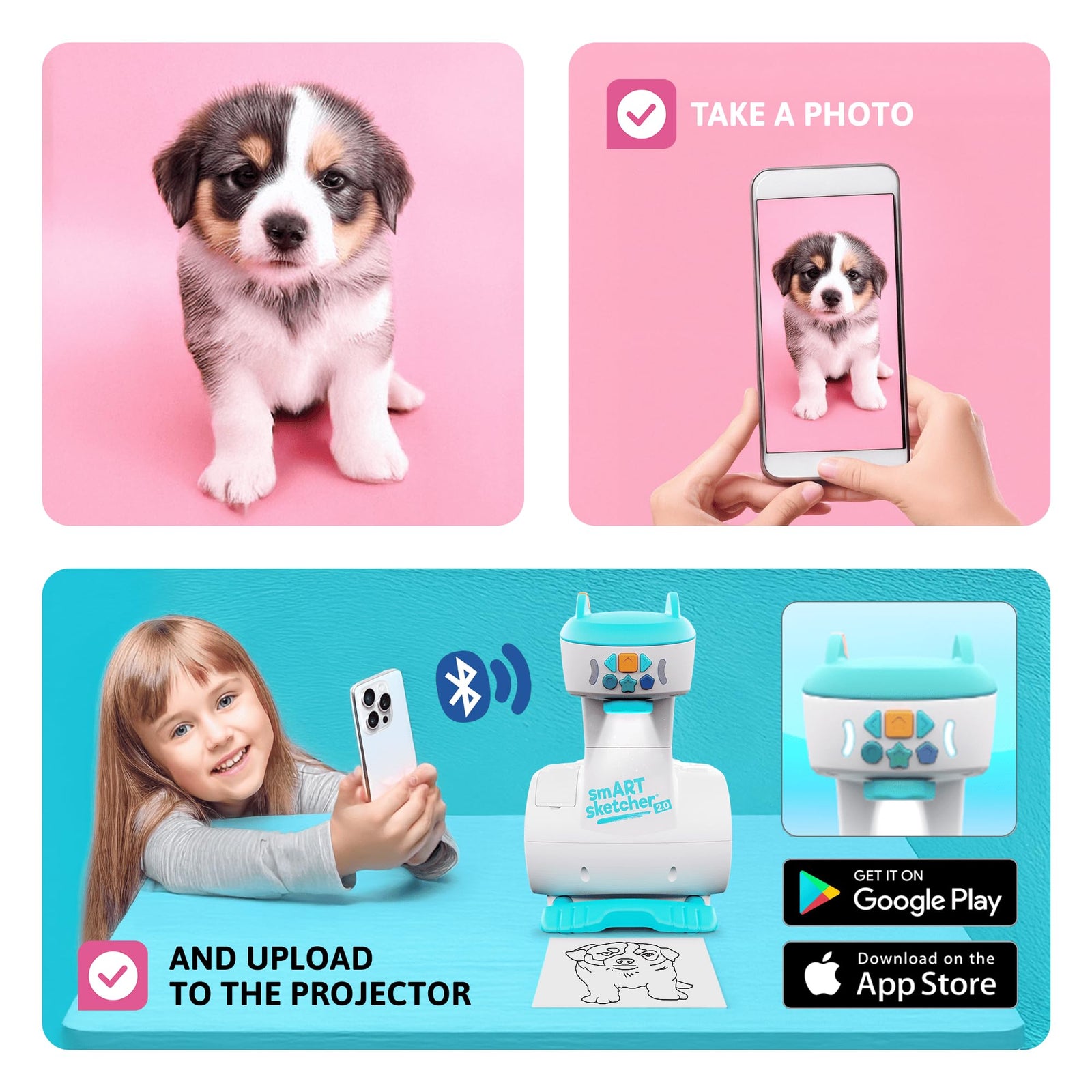 Smart Sketch Drawing and Tracing Projector for Kids