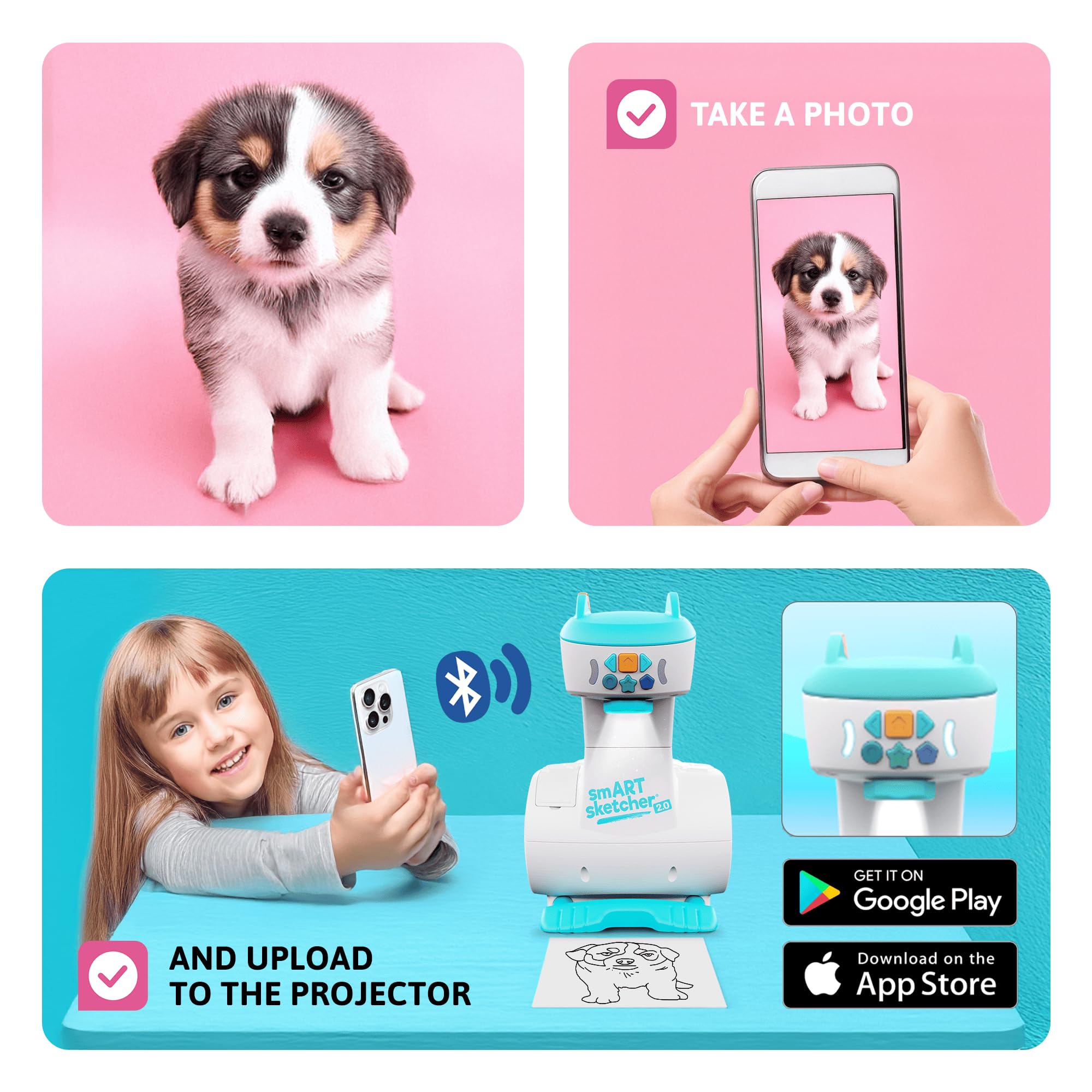 Smart Sketch Drawing and Tracing Projector for Kids