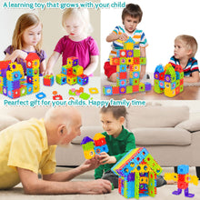 Interlocking Building Blocks for Toddlers and Kids 180 Piece STEM Toy