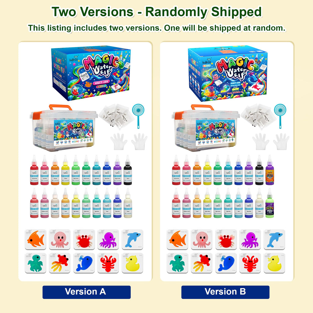 Magic Water Elf Squishy Sensory DIY Craft Kit with Gels and Molds