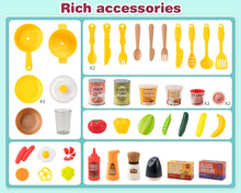 48 Piece Kitchen Playset for Kids Pretend Cooking Toy