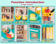 48 Piece Kitchen Playset for Kids Pretend Cooking Toy