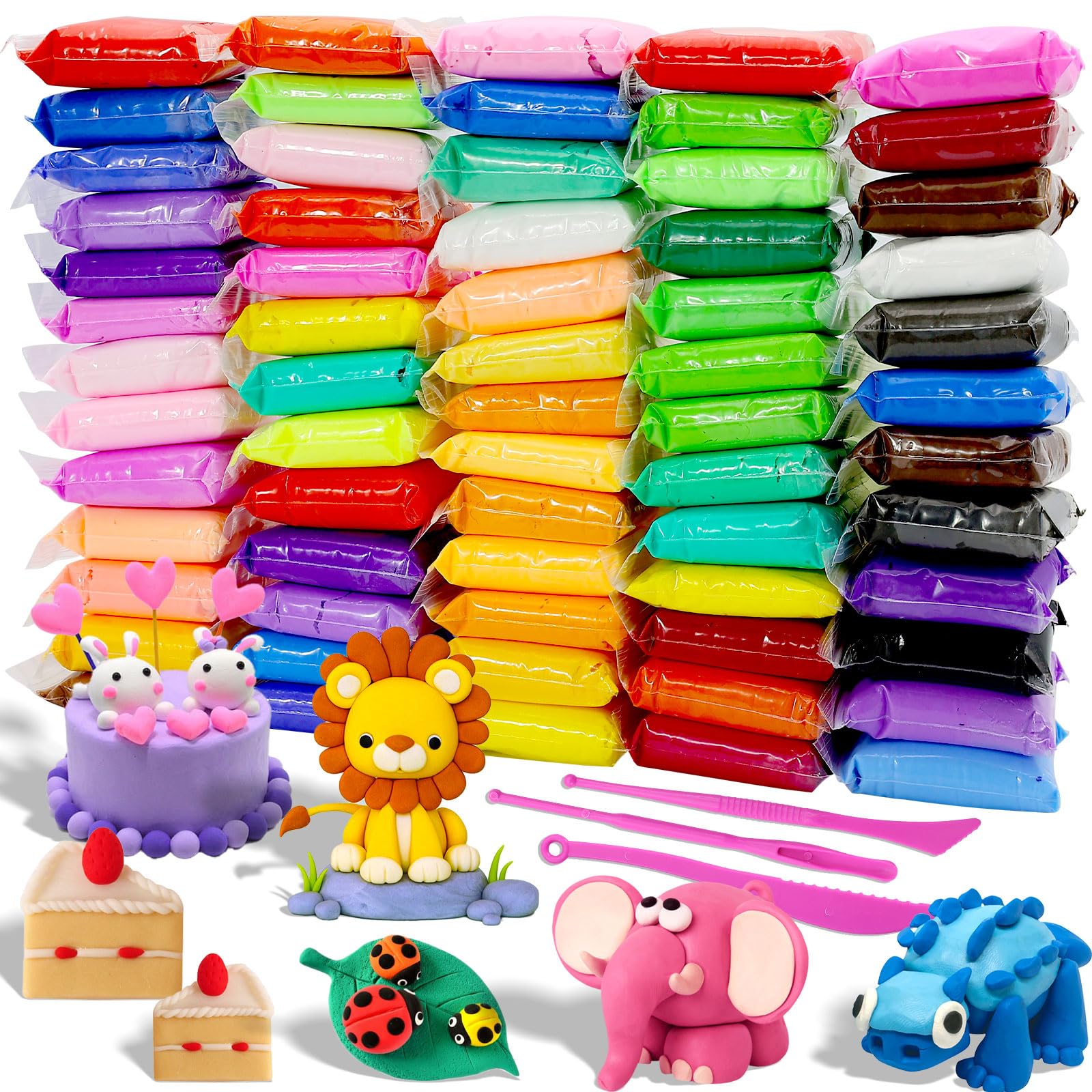 Air Dry Clay Kit for Kids Creative Modeling Craft Set