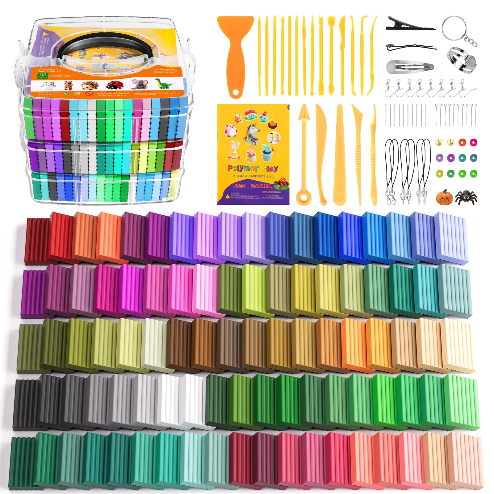 Polymer Clay Kit for Kids Creative Craft Set