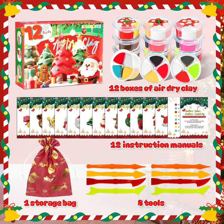 Air Dry Clay Kit for Kids Creative Modeling Craft Set