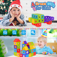 Interlocking Building Blocks for Toddlers and Kids 180 Piece STEM Toy