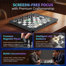 Smart Electronic Chess Set with LED Board Battery and Practice Mode