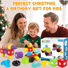 Magnetic Foam Building Blocks STEM Montessori Bath Toys for Toddlers
