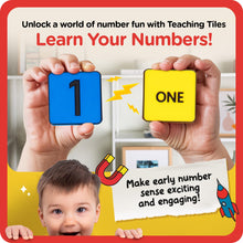 Self Correcting Magnetic Number Tiles for Counting and Word Recognition
