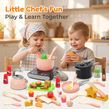 Kids Cooking Toy Set for Pretend Play Kitchen Fun