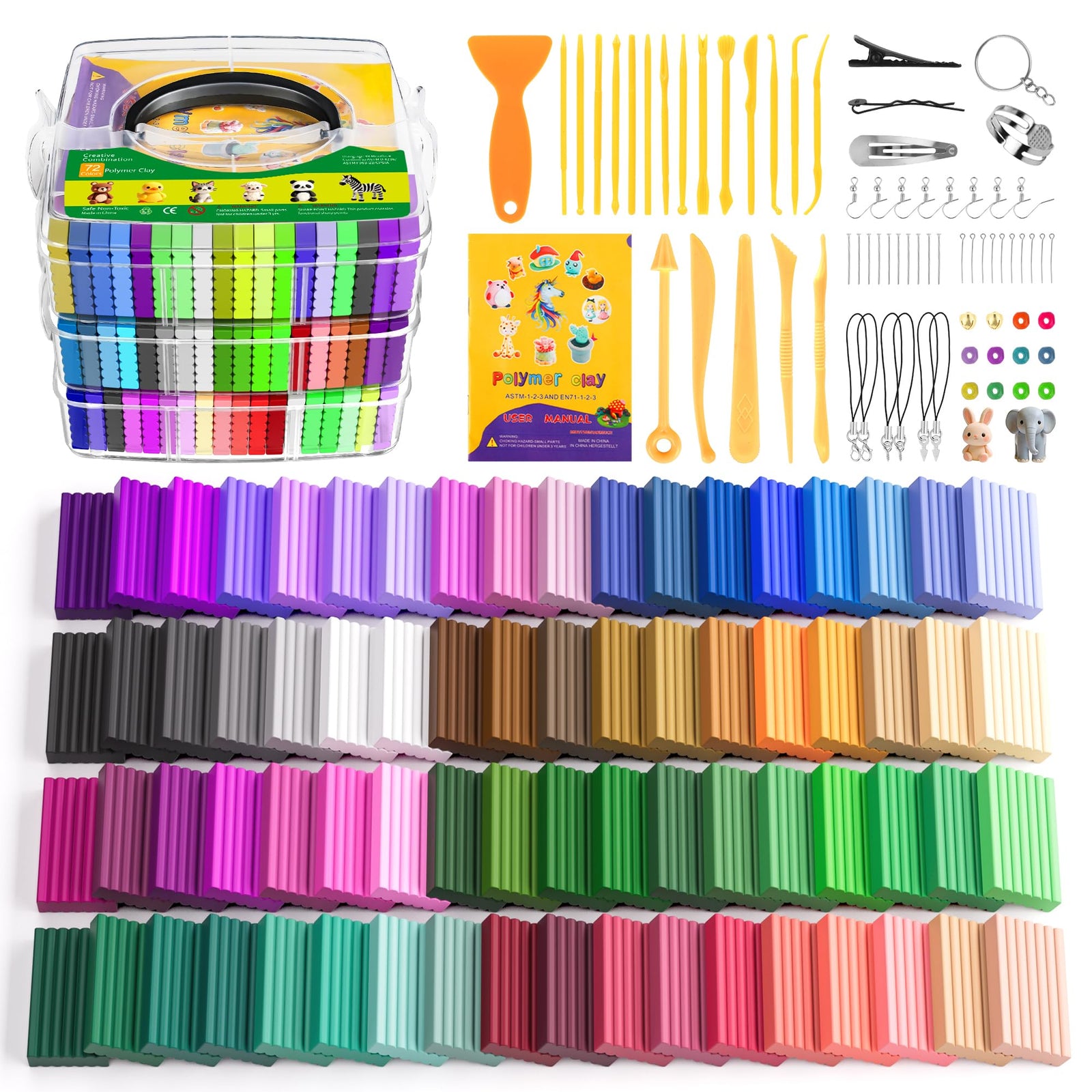 Polymer Clay Kit for Kids Creative Craft Set