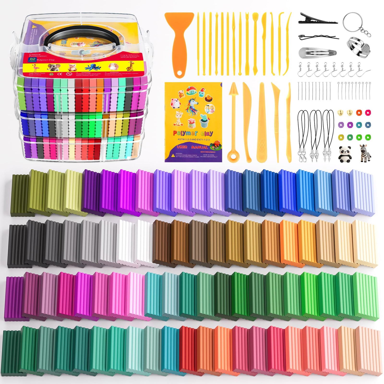 Polymer Clay Kit for Kids Creative Craft Set