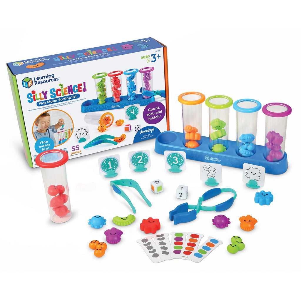 Silly Science Fine Motor Sorting Set for Preschool Learning