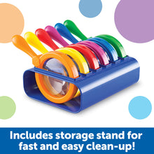 Set of 6 Jumbo Magnifiers with Stands for Science Discovery