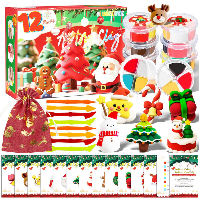 Air Dry Clay Kit for Kids Creative Modeling Craft Set