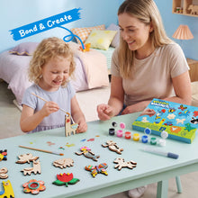 Wooden Magnet Painting Craft Kit for Kids Decorate Your Own Art