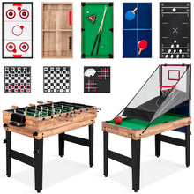 Combo Game Table Set with Ping Pong Foosball Air Hockey Chess Checkers