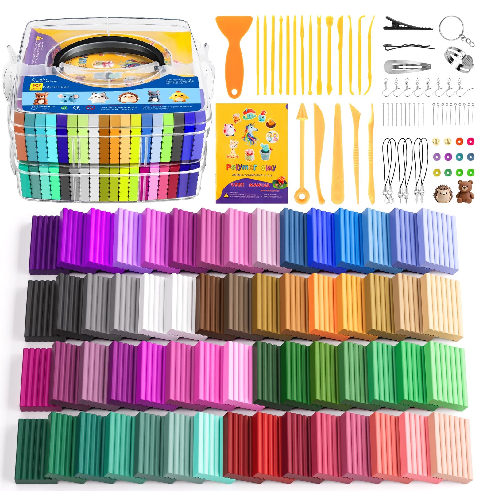 Polymer Clay Kit for Kids Creative Craft Set
