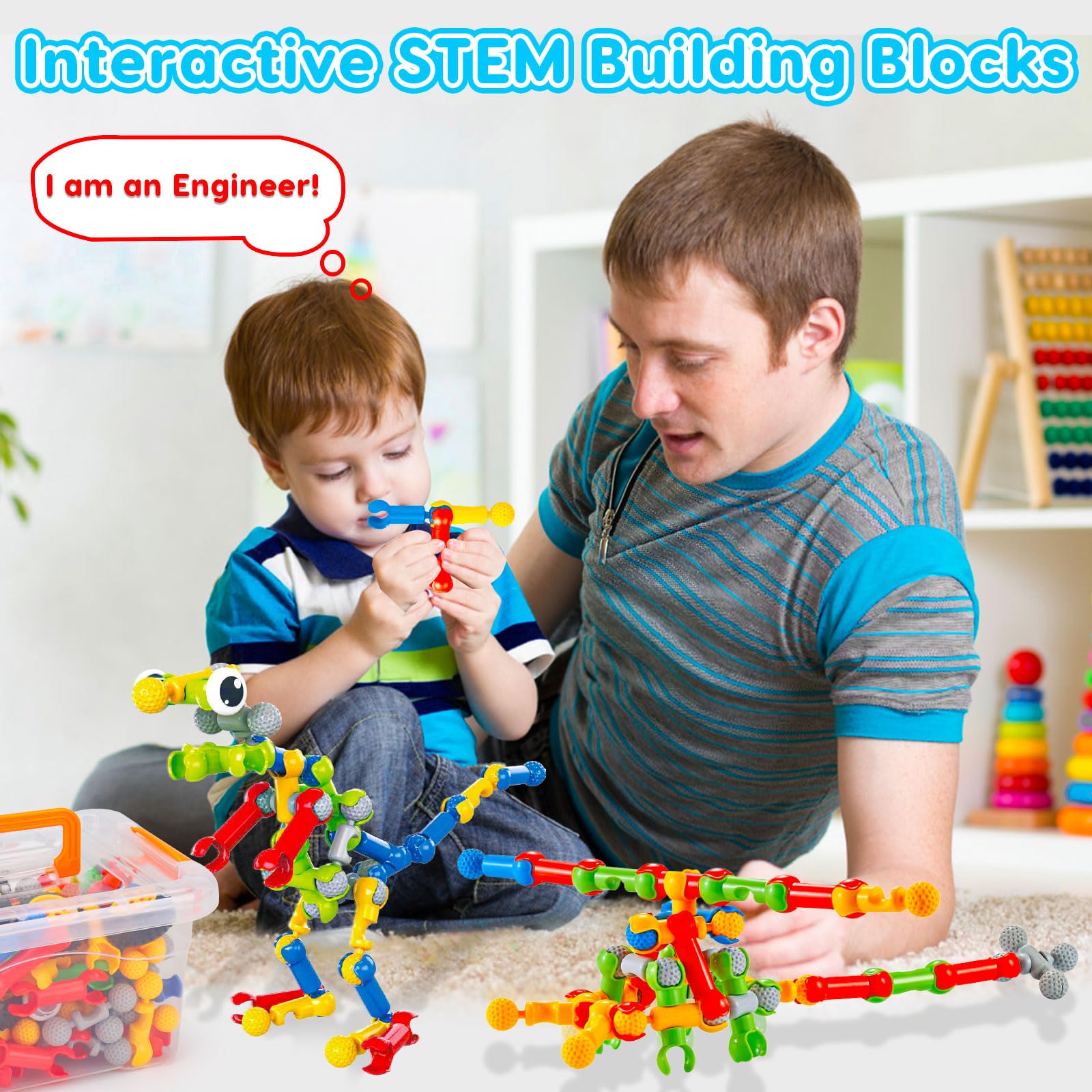 STEM Building Toys for Kids Ages 3 to 8 Creative Learning Gift