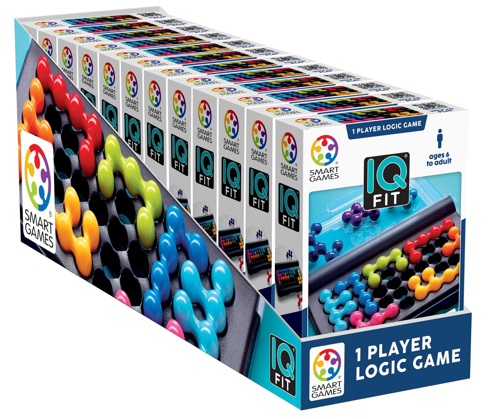 12 Pack IQ Fit 2D and 3D STEM Logic Puzzle Games with 120 Challenges