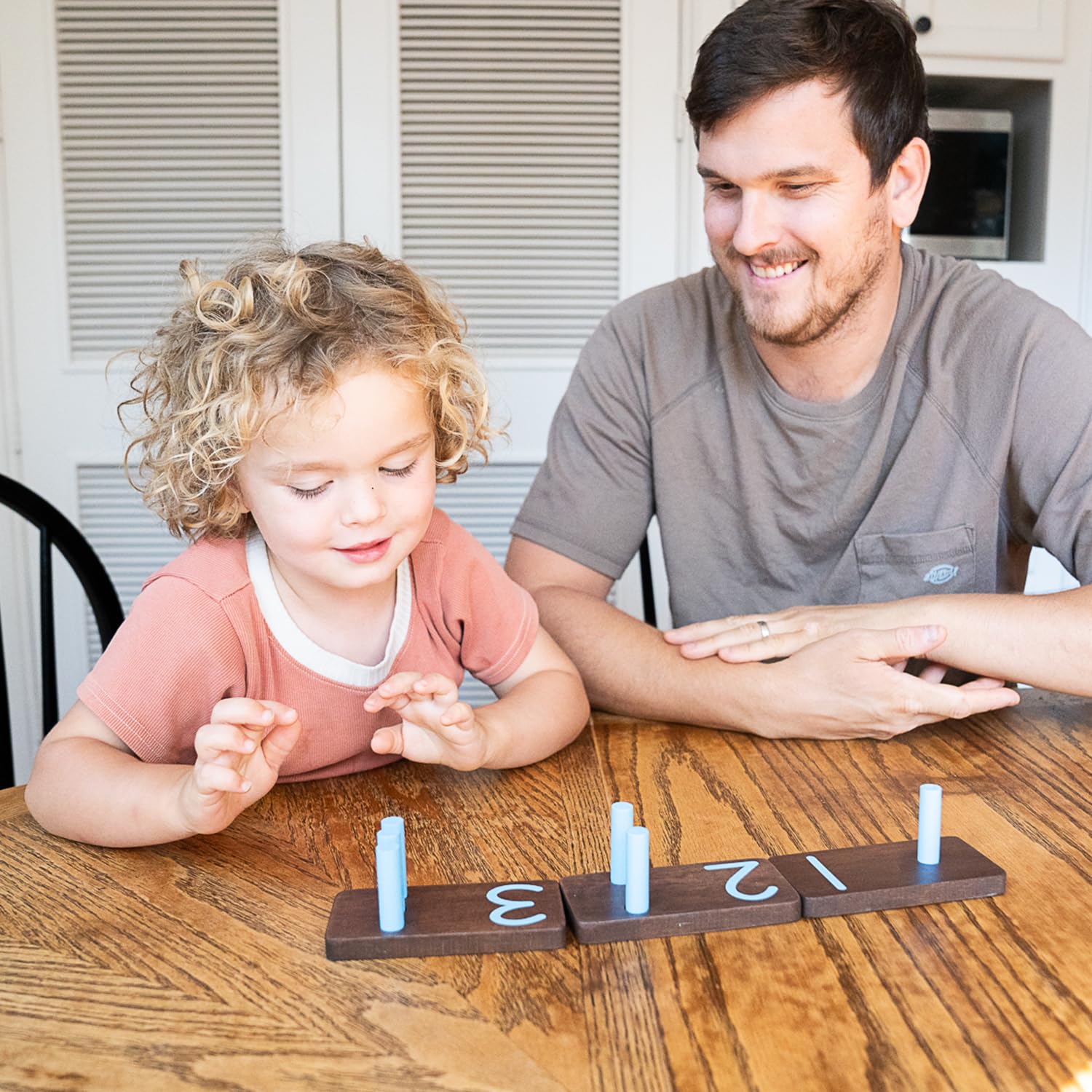 Counting Pegboards Set for Early Math Learning