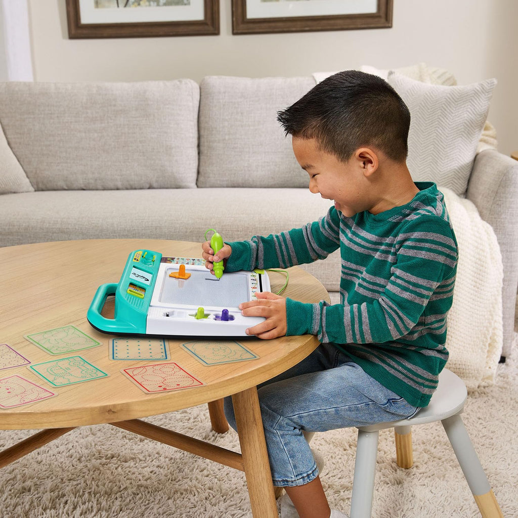 Doodle and Draw Learning Center with Stencils and Stamps for Ages 3 Up
