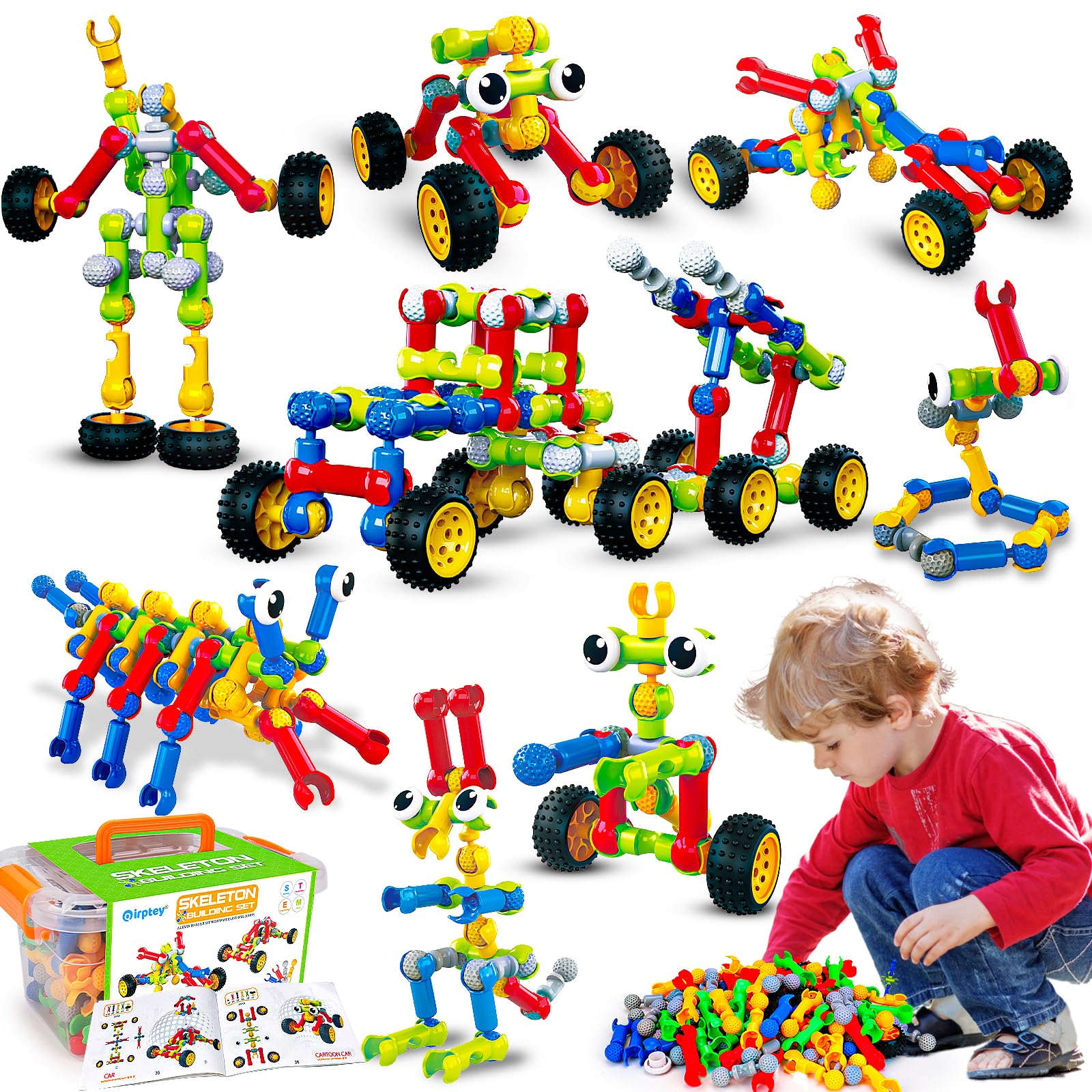 STEM Building Toys for Kids Ages 3 to 8 Creative Learning Gift