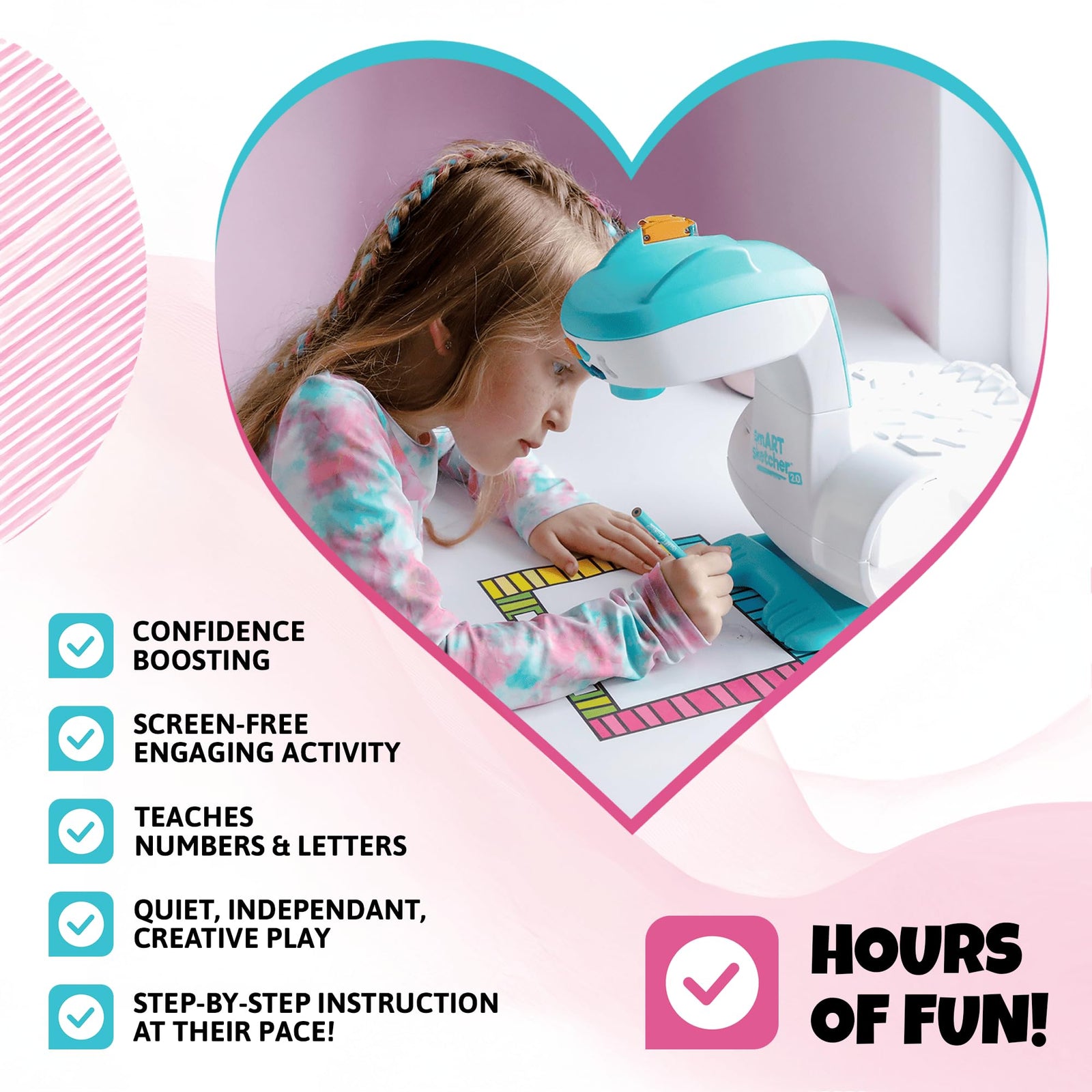 Smart Sketch Drawing and Tracing Projector for Kids