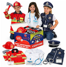 Washable 3 in 1 Toddler Dress Up Clothes Pretend Play Set for Kids