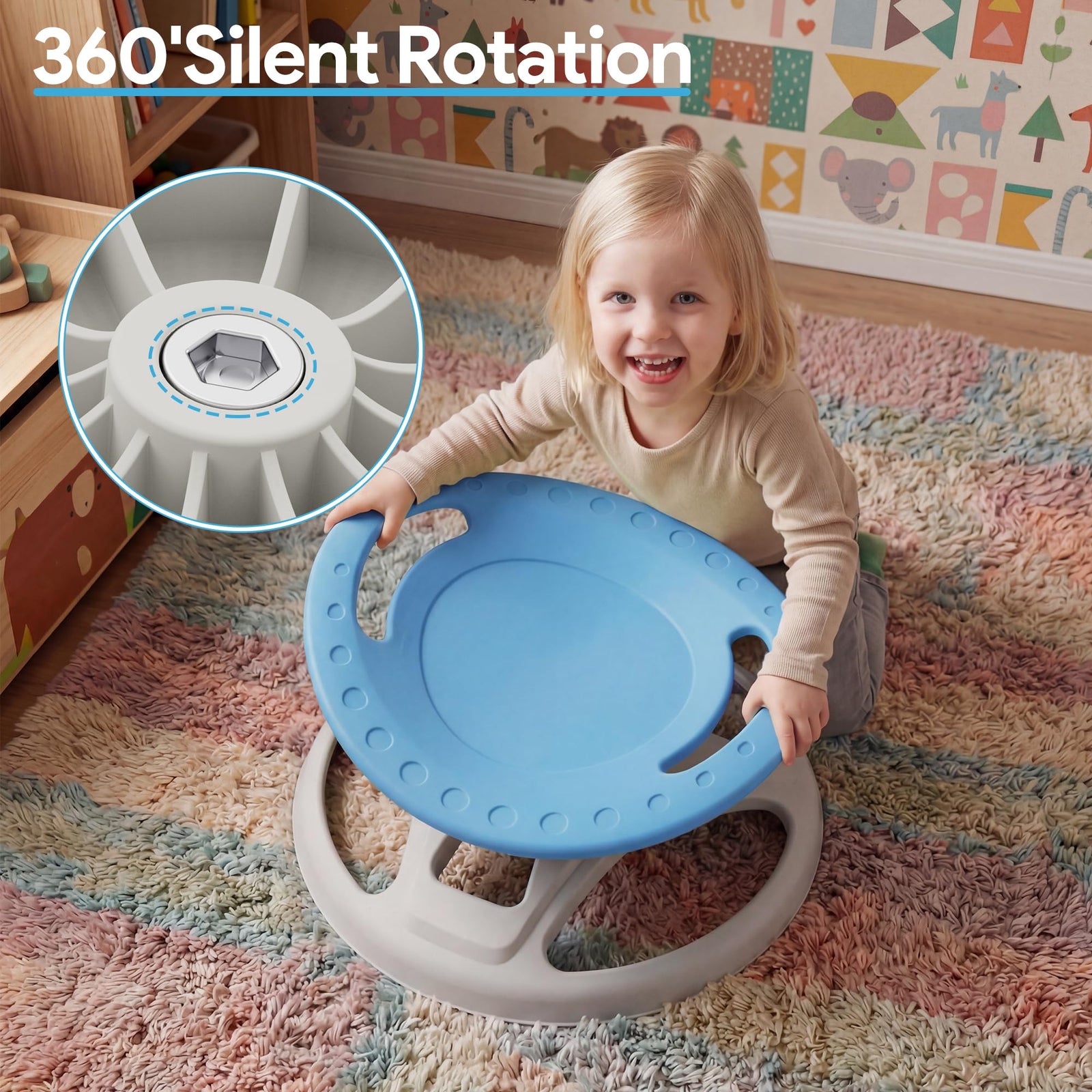 Sensory Spinning Chair for Kids Balance and Coordination Play