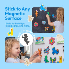 Wooden Magnet Painting Craft Kit for Kids Decorate Your Own Art