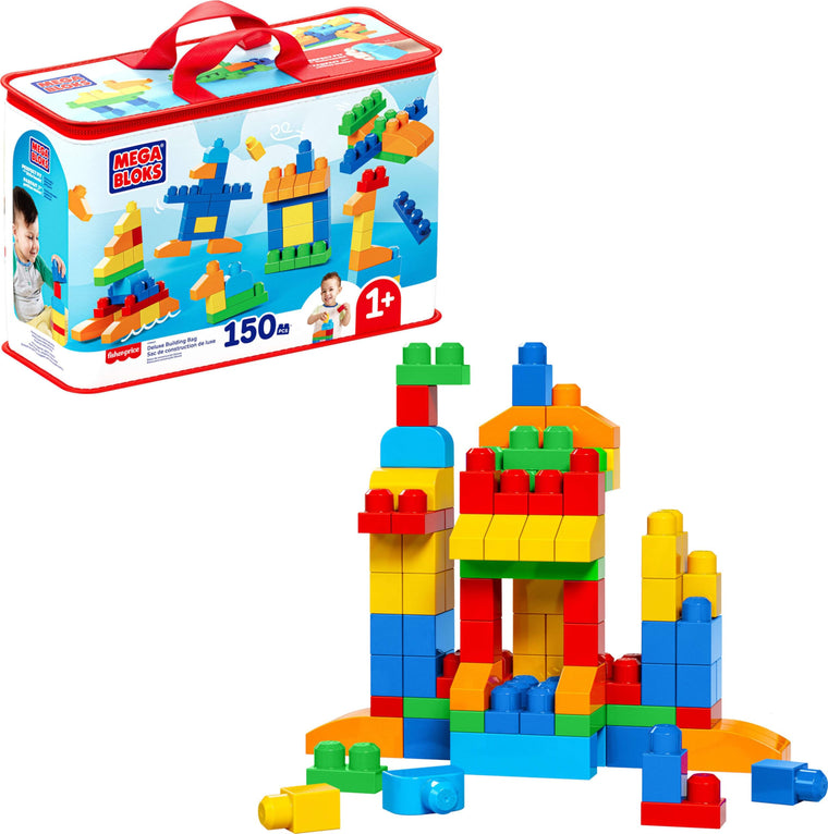 Big Building Blocks for Toddlers 150 Piece Creative Learning Play Set