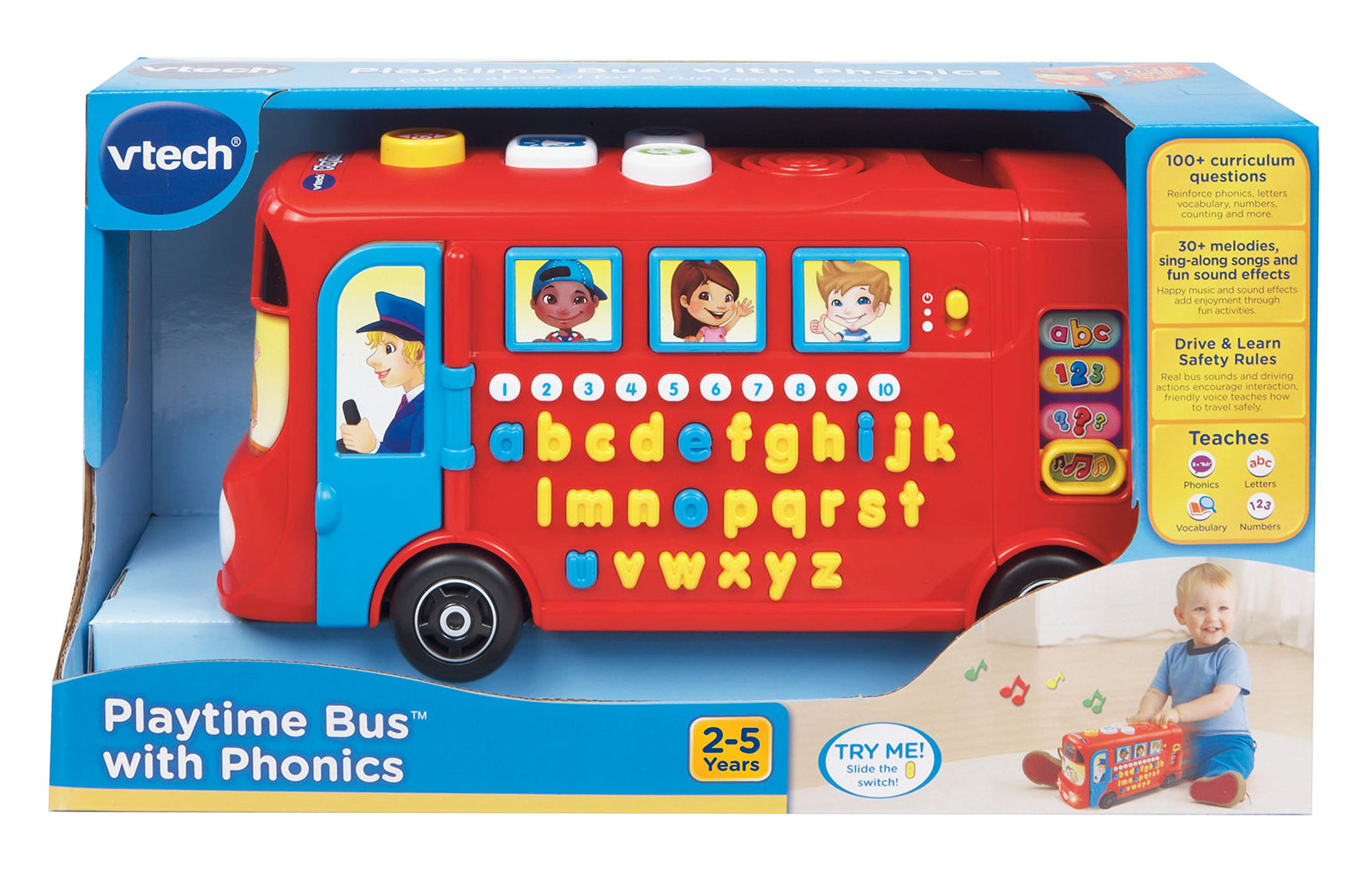 Playtime Bus Educational Toy with Phonics Sounds