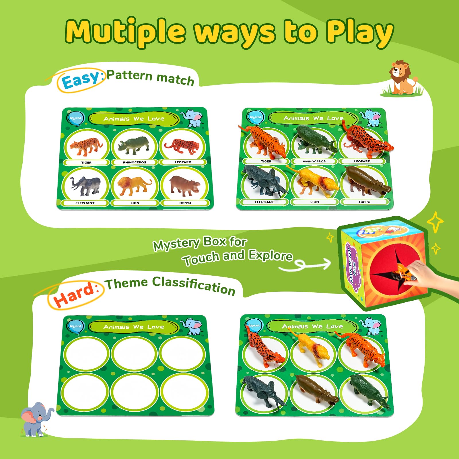 Theme Sorting Toy for Early Learning and Matching Play