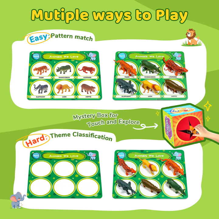 Theme Sorting Toy for Early Learning and Matching Play